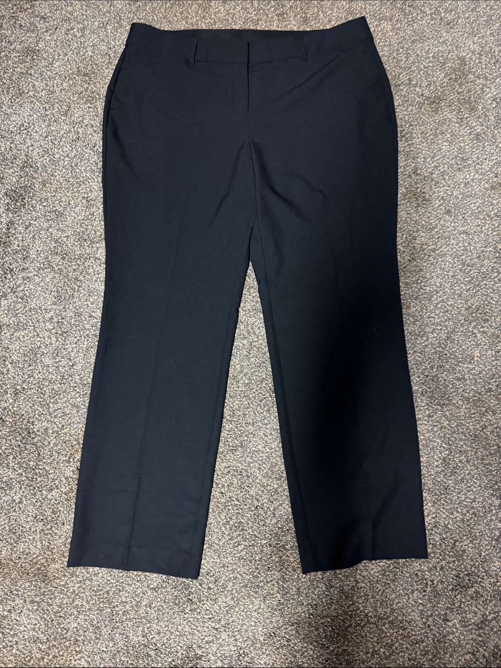 Lane Bryant Black Straight-Leg Trousers 18 18W women’s woman dress pants